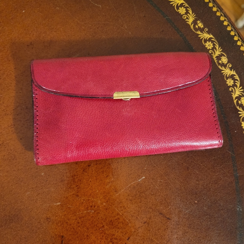 Red Leather Wallet